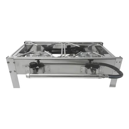 Imagem do Fogao Industrial Portatil Duas Bocas Alta Pressao Inox