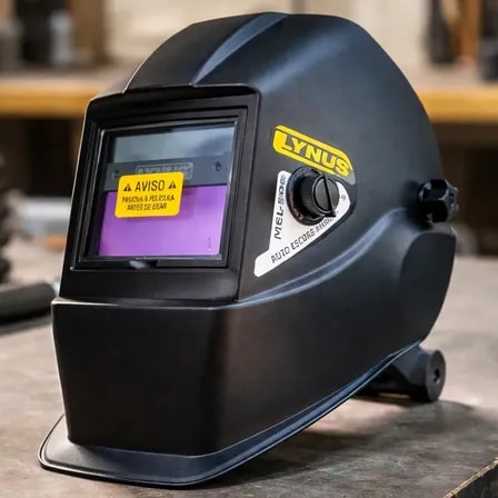Imagem do Mascara De Solda Automatica Lynus Msl 5000 Preto Preto
