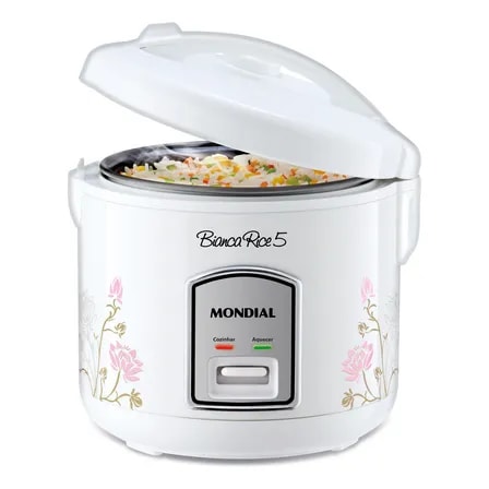 Imagem do Panela De Arroz Bianca Rice 5 Mondial 400w Npe 05 5x Branco 220v