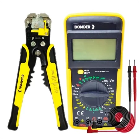Imagem do Kit Alicate Decapador Multimetro Digital Profissional Beep