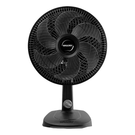 Imagem do Mallory Ventilador Turbo 6 Pas 30cm Material Plastico Compact Preto Diametro 30 Cm 127v Grafite