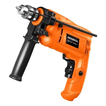 Imagem do Furadeira Com Impacto Mondial 650w Fi Rh 01m Laranja 127v 60hz