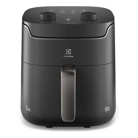 Imagem do Fritadeira Eletrica Sem Oleo Air Fryer Electrolux Por Rita Lobo 5 6l Cinza Efficient Economia De Energia 1400w Eaf40 Cinza Escuro 127v