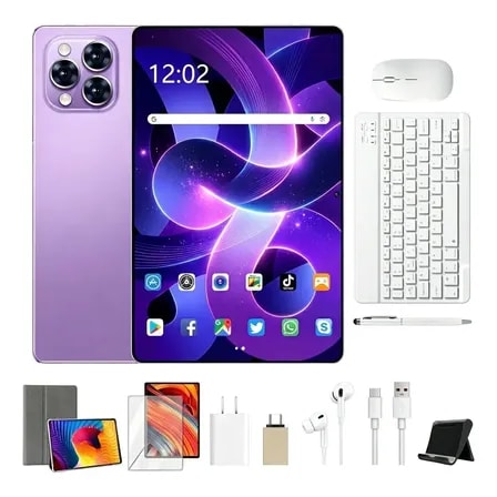 Imagem do Tablet Hancdon Android 15 11 6 Polegadas 12gb Ram 512gb 5g Wifi 6 8800mah Bateria Duradoura Camera 24mp 48mp 10 Core Tablet Com Chip Tablet Com Caneta E Teclado Cor Roxo