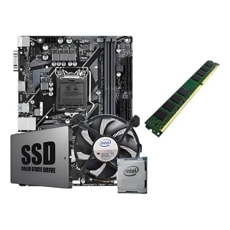 Imagem do Kit Processador I5 3470 Placa H61 1155 8gb Ssd 120gb Preto