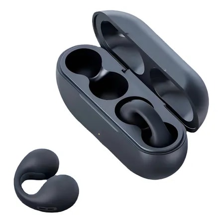 Imagem do Fones De Ouvido Sem Fio Tws Clip Ear Com Bluetooth Para Esportes Preto