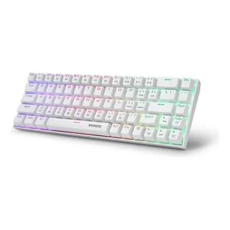 Imagem do Teclado Mecanico E Yooso Z 686 Rgb Abnt2 Switch Red Branco Ingles Us