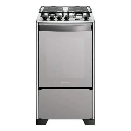 Imagem do Fogao 4 Bocas Dako Magister Style Mesa Inox Espelhado Cor Preto 127 220v