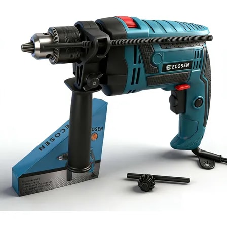 Imagem do Furadeira Martelete De Impacto 1 2 Pol 13mm Concreto E Madei Azul 220v 50hz