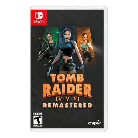 Imagem do Tomb Raider Iv Vi Remastered Midia Fisica Nintendo Switch Pt Es En Fr