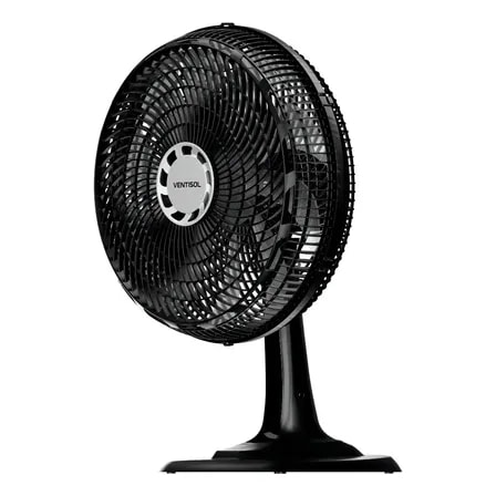 Imagem do Ventilador Osc Mesa Turbo 10p 40cm Pr Cz 127v Ventisol Preto 40 Cm Preto 127v Plastico 10