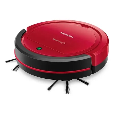 Imagem do Robo Aspirador De Po Mondial Rb 09 De 30w 140ml Cor Vermelho 127 220v