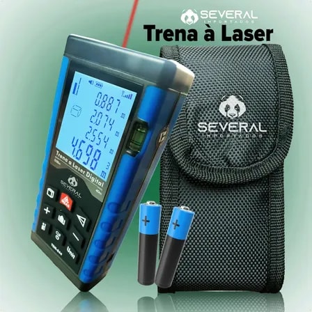 Imagem do Trena A Laser 40 Metros Several Importados Medidor Digital Portatil De Distancia Com Alta Precisao Display Lcd Iluminado E Funcoes Avancadas Para Medicao Rapida E Precisa