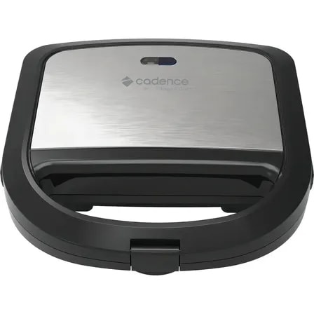 Imagem do Sanduicheira Eletrica Cadence Toast Grill Prime Inox Cor Inox Preto 127v