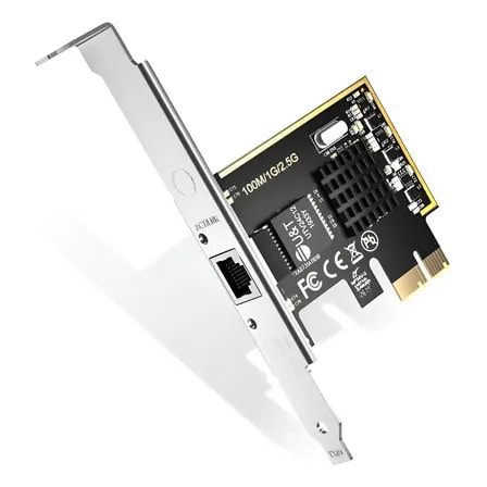 Imagem do Placa De Rede Pci Express 10 100 1000 Realtek Com Nfe