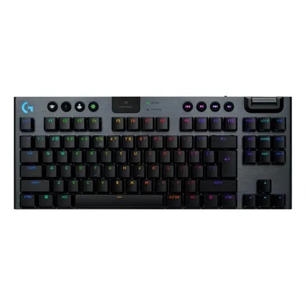 Imagem do Teclado Mecanico Gamer Sem Fio Logitech G915 X Tkl Preto Ingles Internacional