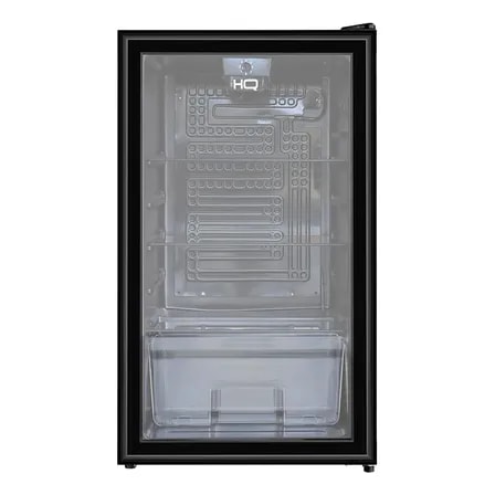 Imagem do Frigobar Expositor Vertical Hq Vd 95l Pt Hq 95fbpv 127v Preto 127v