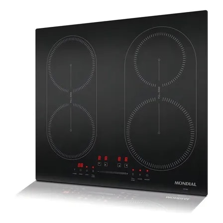 Imagem do Cooktop Por Inducao 4 Bocas Mondial 7000w Cti 03 Preto 220v