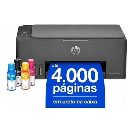 Imagem do Impressora Multifuncional Hp Tank 589 Color Wifi Usb Bivolt Cinza Escuro