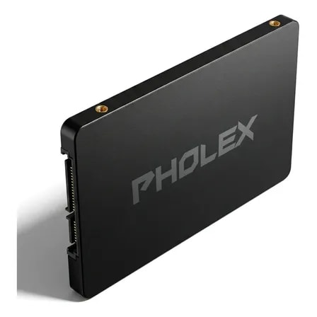 Imagem do Ssd 256gb Armazenamento Interno Notebooks Desktops Sata Iii 2 5 Leitura Ate 500mb S Pholex Preto