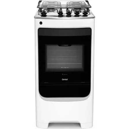 Imagem do Fogao Consul 4 Bocas Branco Com Acend Automatico Cfo4nab 220v
