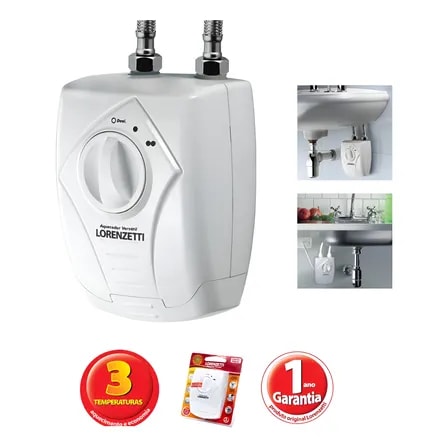 Imagem do Aquecedor Versatil 3 Temperaturas 220v 5500w Lorenzetti Branco 220v