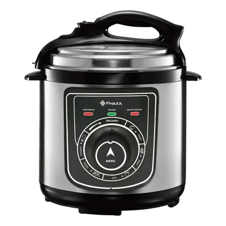 Imagem do Panela De Pressao Eletrica Fmaxx Kitchen Chef 4 Litros 800w Preto