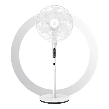 Imagem do Ventilador De Coluna De Chao Ajustavel Em Altura 6 Pas 127v 40 Cm 50 60hz Branco 127v Plastico 6