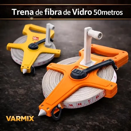 Imagem do Trena 50 Metros Fita Metrica De Fibra De Vidro Profissional