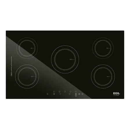 Imagem do Cooktop De Inducao 5 Bocas Eos 90cm Preto 9500w Eci05ep 220v Preto 220v