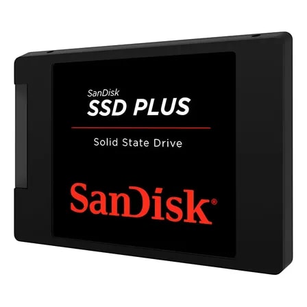 Imagem do Ssd Sandisk 500gb Plus Sata 3 Sdssda 500g G28 Preto
