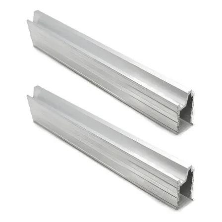 Imagem do Perfil 6m Hibrido De Aluminio Macho E Femea 10mm Para Case
