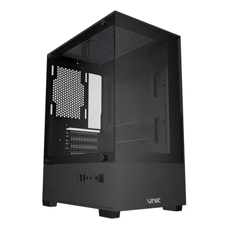 Imagem do Gabinete Micro Tower Vinik Gamer Preto Vidro Temperado Micro Atx