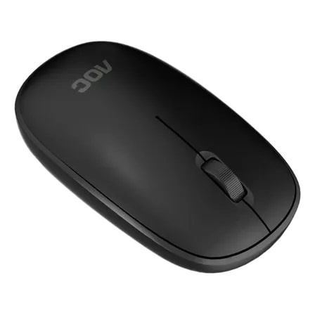 Imagem do Mouse Sem Fio Aoc Ms200 Wireless 2 4ghz 1200dpi Usb Preto Preto
