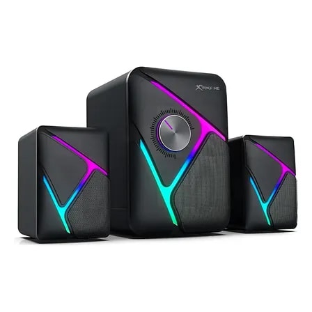 Imagem do Alto Falante De Musica Para Jogos Para Pc Xtrike Me 2 1 Sk 610 Rgb Css Preto