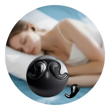 Imagem do Fone De Ouvido Bluetooth Sem Fio De Confortavel Preto