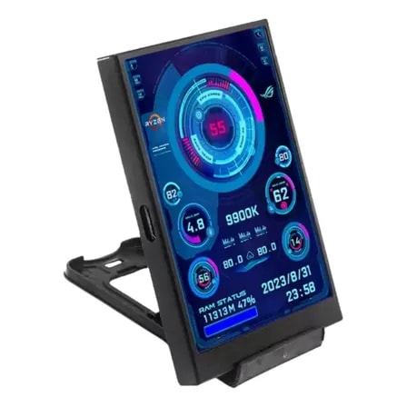 Imagem do Tela Auxiliar 3 5 Mini Display Ips Usb Monitoramento De Pc