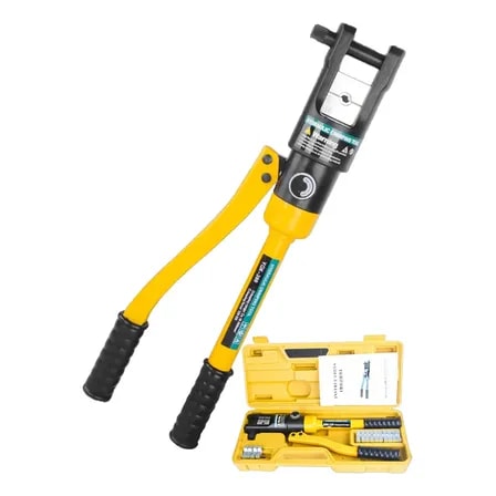 Imagem do Alicate Hidraulico Crimpar Prensar Terminal 4 Ate 300mm2 Amarelo