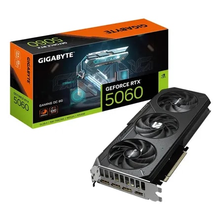 Imagem do Placa De Video Gigabyte Geforce Rtx 5060 Gaming Oc 8gb Gddr7