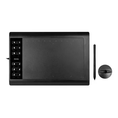 Imagem do Mesa Digitalizadora Zinnia Momentum Mt1060 Preto Caneta Sensivel 8192 Niveis