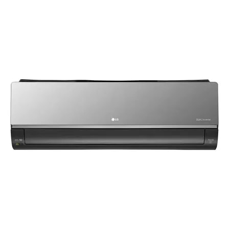 Imagem do Ar Condicionado Lg Dual Inverter Voice Ai Artcool 18 000 Btu Frio S3 Q18klr1b Cinza 220v