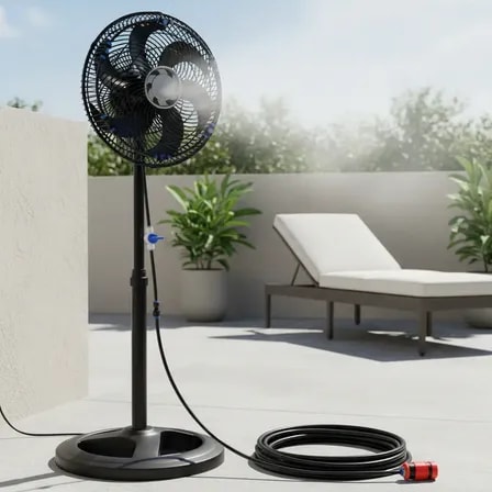 Imagem do Ventilador Climatizador Refres Nevoa Profissional 50cm 220v Preto