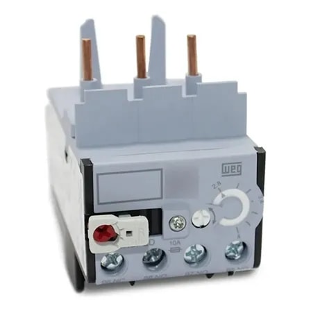 Imagem do Rele Sobrecarga Termico Az Rw27 2d3 U004 Ajuste 2 8 4a Weg 600v