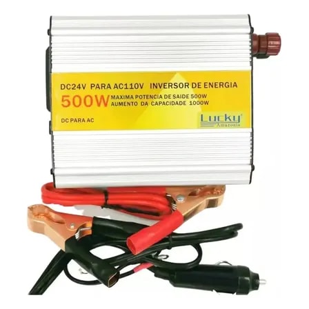 Imagem do Inversor Lucky Amazonia 500w Entrada24v Saida 110v