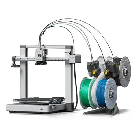 Imagem do Impressora 3d Colorida Bambulab A1 Combo A1c Cinza Cinza