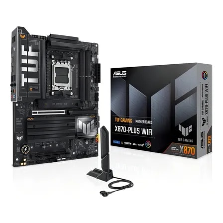 Imagem do Placa Mae Asus Tuf Gaming X870 Plus Wifi 7 Amd Am5 Cor Preto