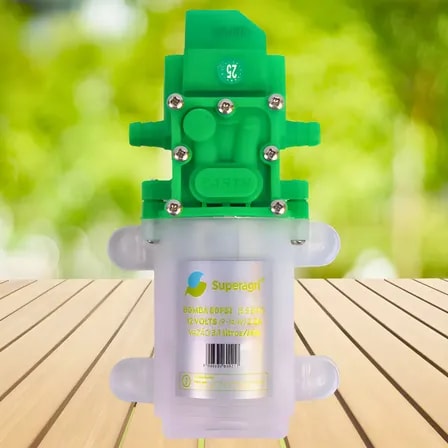 Imagem do Bomba D Agua Solar 12v Alta Pressao 80 Psi Diafragma Preto