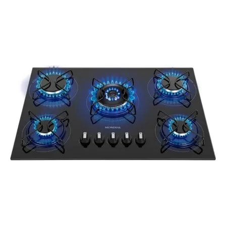 Imagem do Cooktop A Gas 5 Bocas Mondial Bivolt Ctg 03