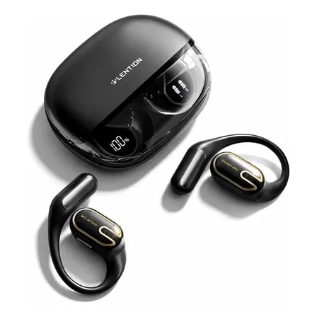 Imagem do Fone De Ouvido Esportivo Bluetooth 6 0 Com Gancho Para Xiaomi Samsung Iphone Motorola Open Ear Ipx7 A Prova D Agua 68h Bateria Para Corrida Academia Com Microfone Carregamento Usbc Cor Preto