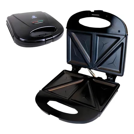 Imagem do Sanduicheira Eletrica 750w Kaza Antiaderente Cor Preto